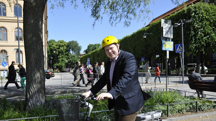 Per Ankersjö (C) och Karin Bagge, Cykelfrämjandet: Stockholms stad ansöker om att leda världens största cykelkonferens