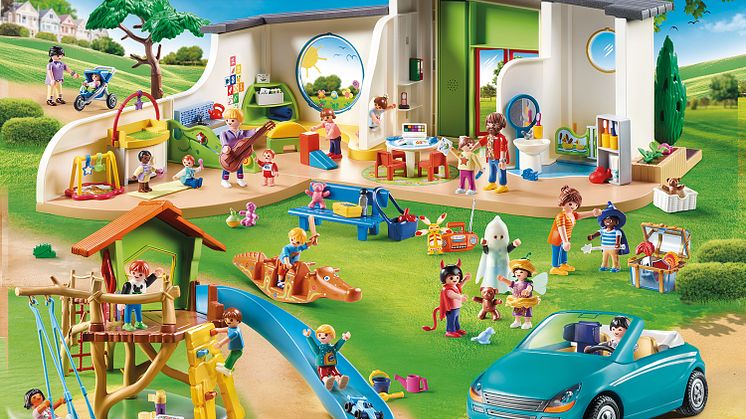 Die neue PLAYMOBIL-Spielwelt KiTa "Regenbogen"