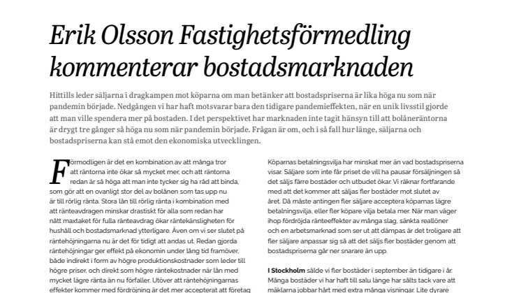 Erik Olsson Fastighetsförmedling kommenterar bostadsmarknaden 6 okt 23.pdf