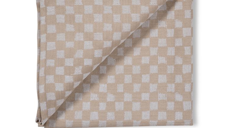 COTTON TABLE CLOTH CHECKI beige - ByOn SS225219800703