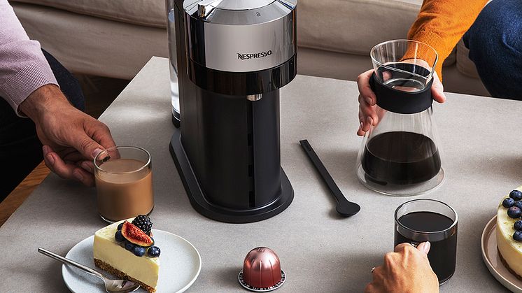 Nespresso lanserar Vertuo Next - nu kan du brygga en hel kanna kaffe med Nespresso