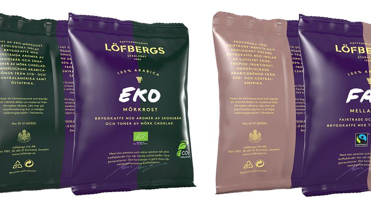 ​Löfbergs opts for environmentally friendly plastic