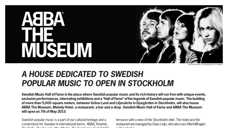 ABBA The Museum: About the House