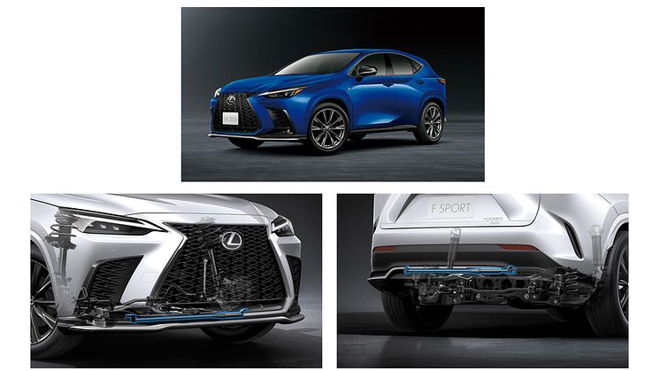 「ヤマハパフォーマンスダンパー」　搭載の新型「LEXUS NX “F SPORT”」