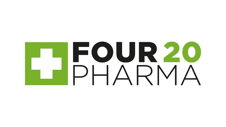 Das Unternehmenslogo von Four 20 Pharma.