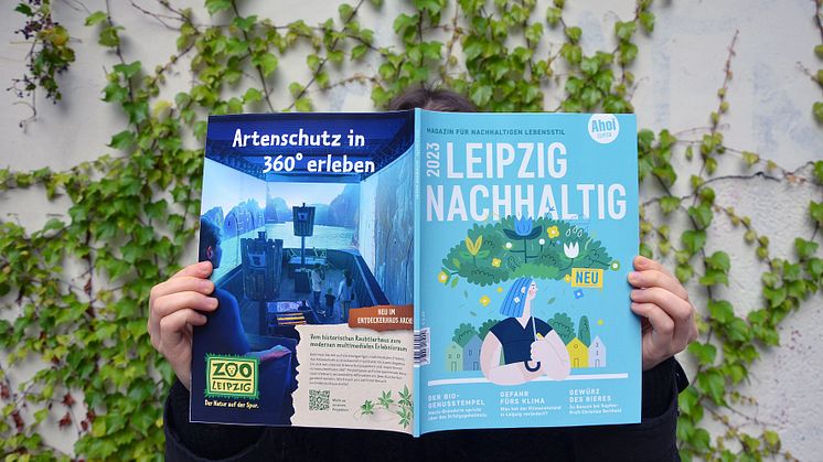 Das neue Sondermagazin LEIPZIG NACHHALTIG 2023 - Foto: Elli Flint 