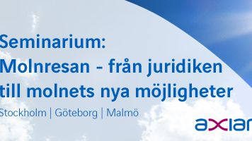 Seminaretillfällen i Stockholm, Göteborg och Malmö