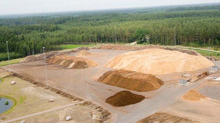 Endast skogsrester härifrån, inget avfall därifrån