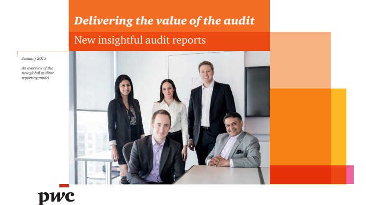 Delivering the value of the audit - New insightful audit reports