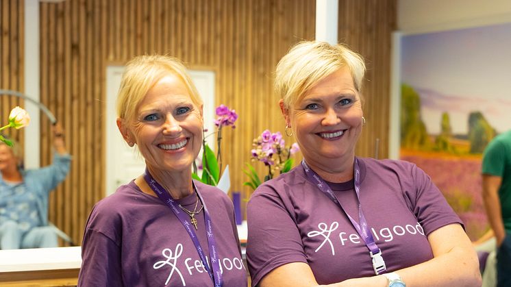 Søsterduoen Liv Karin Kval og Kjersti Kval gleder seg til å spre godfølelse på Toten.