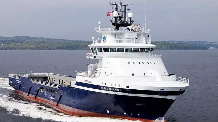 Kongsberg Maritime will convert Island Offshore's 'Island Crusader' to hybrid operation