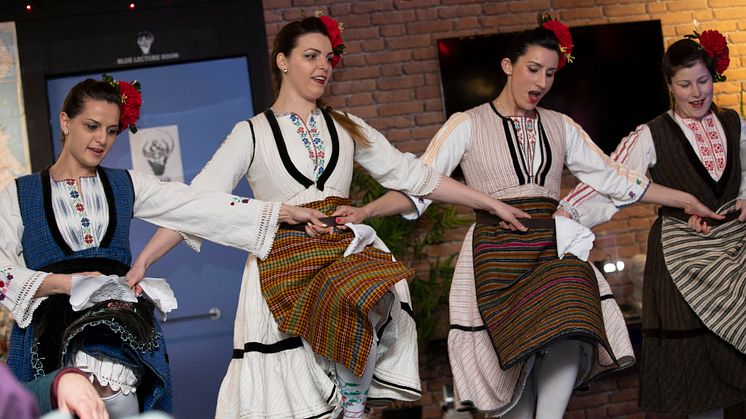 Bulgarian dancers at the Orbis Maker Awards