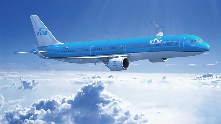 Från den 26:e augusti tar KLM nästa steg inom hållbarhet, kundupplevelse och komfort genom att introducera den nya A321neo, minskar utsläppen med 15%.