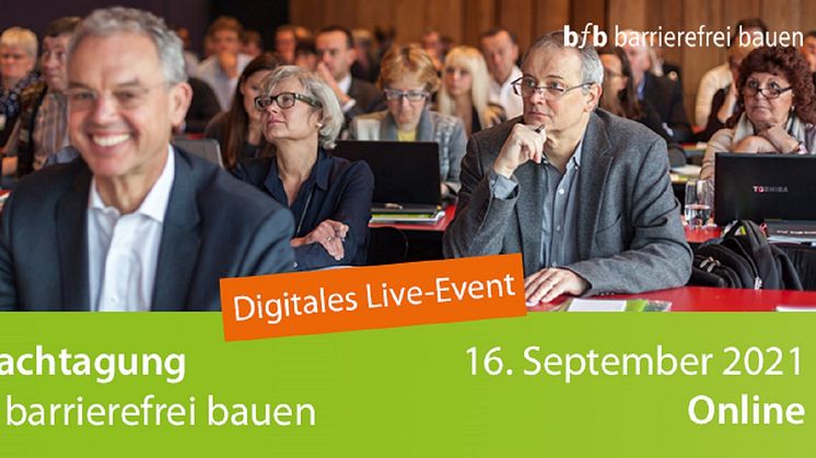 6. Fachtagung bfb barrierefrei bauen – digitales Live-Event