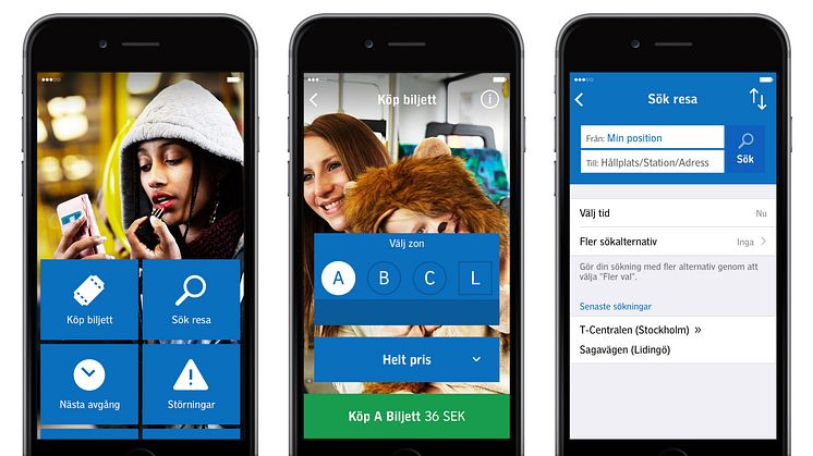 Nya SL-appen samlar allt för biljettköpet på ett ställe