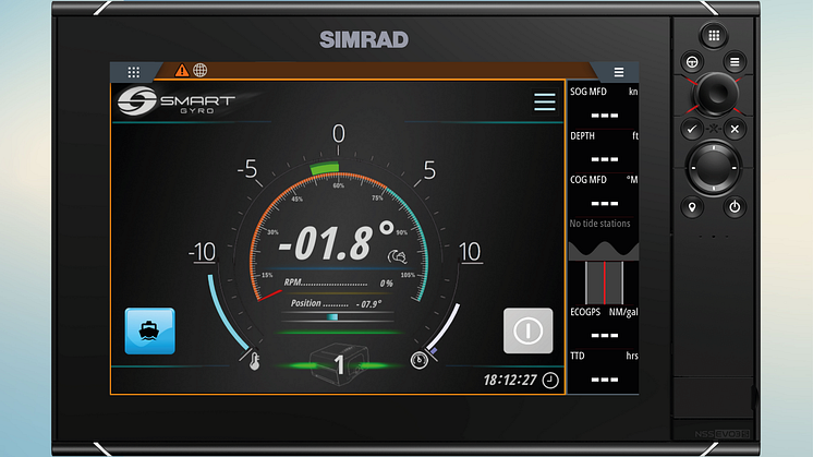 Smartgyro and Navico Group announce official integration to enhance the onboard experience.