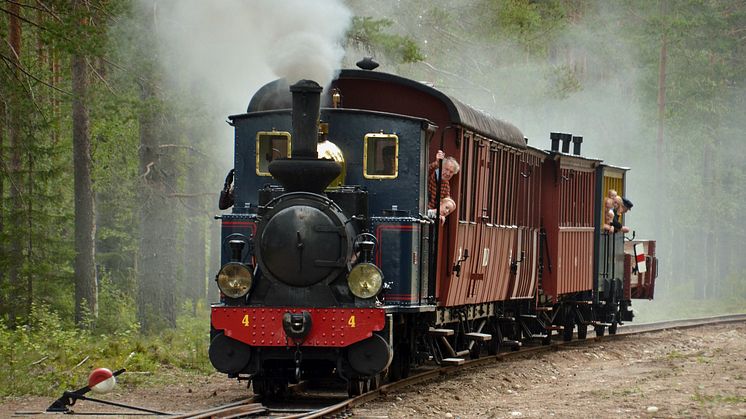 Jädraås-Tallås Järnväg i Gästrikland. Foto: Kjell Ollashed