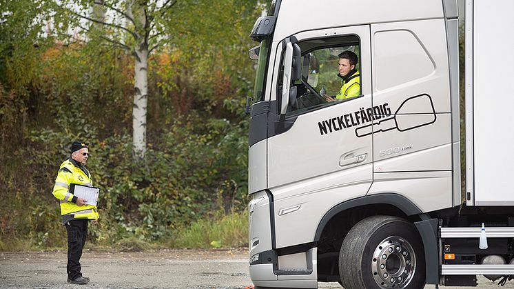 Kvaltävlingarnas huvudpartner är Volvo Lastvagnar, som förser tävlingen med toppmoderna och ändamålsenliga fordon. Foto: TYA.