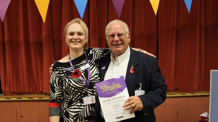  Inspiring stroke survivor receive regional recognition
