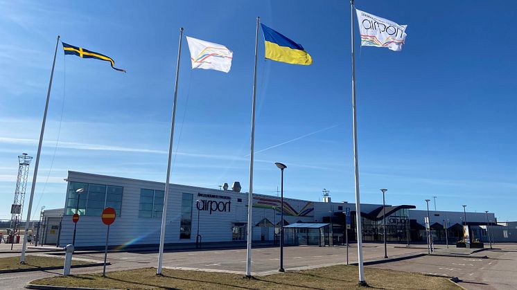 Ängelholm Helsingborg Airport ger stöd till Ukraina