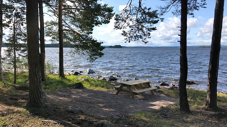 Björnöarna i Falu kommun är ett av de nya naturreservat som bildades under förra året. Foto: Falu kommun