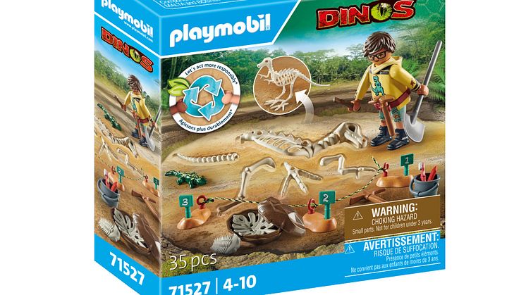Ausgrabungsstätte mit Dino-Skelett (71527) von PLAYMOBIL