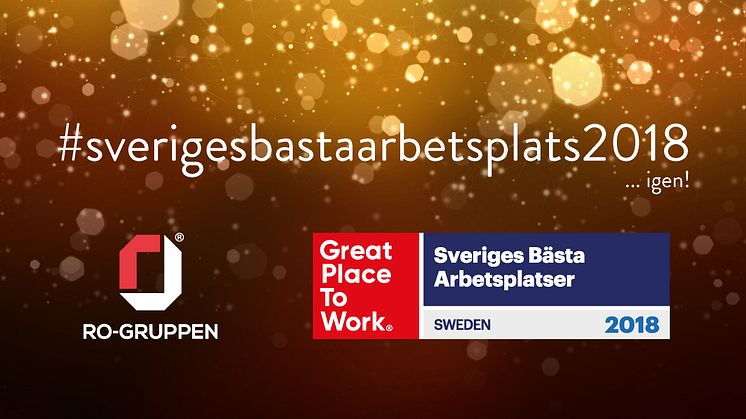 RO-Gruppen utsedd till en av ”Sveriges bästa arbetsplatser” – igen.