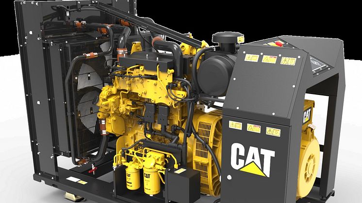 Nya generatoraggregatet Cat C4.4 för marint bruk.