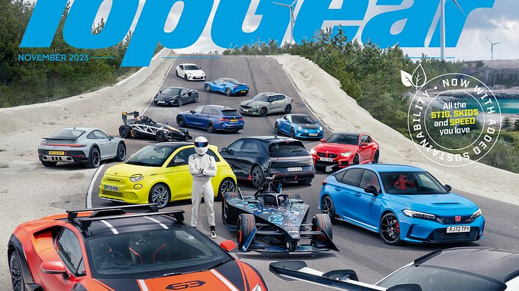 GotlandRing på omslaget av TopGear Magazine, november 2023.