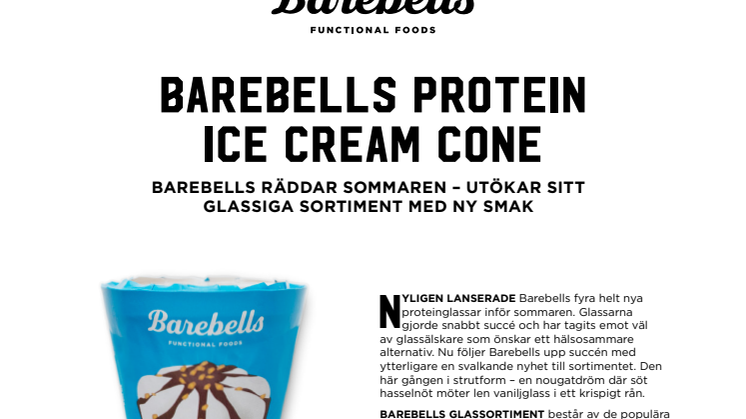 Barebells räddar sommaren – utökar sitt glassiga sortiment med ny smak