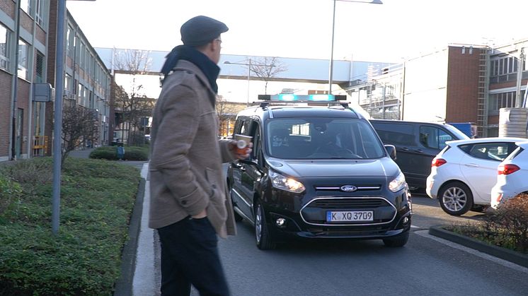 Fords selvkørende biler taler til dig med et blink