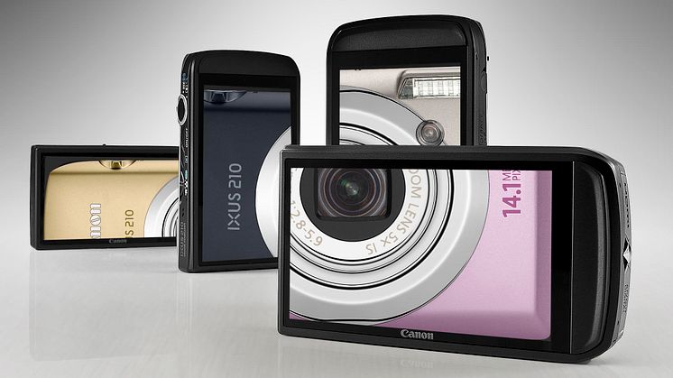 Ta bra bilder genom att peka: Canon presenterar nya IXUS 210