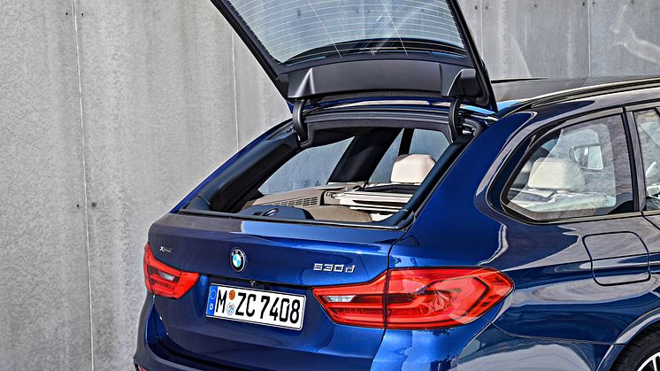 BMW 5-serie Touring - Separat åbning af bagruden