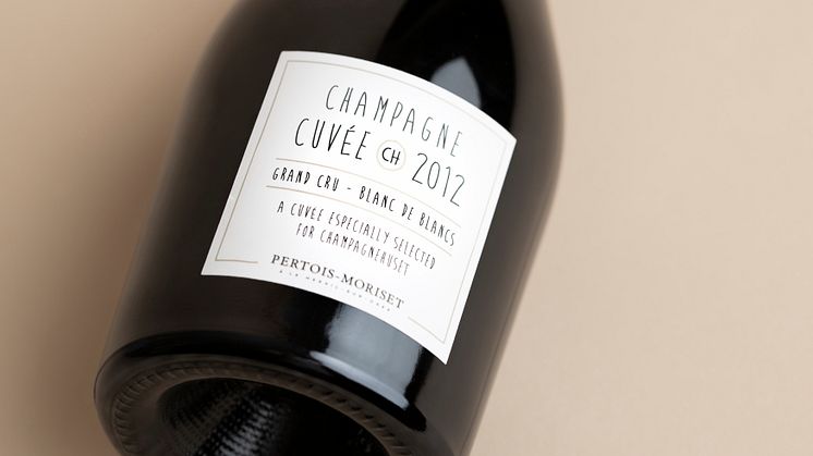 Cuvée CH 2012 är gjord på 100% Chardonnay från Grand Cru byn Mesnil Sur Oger