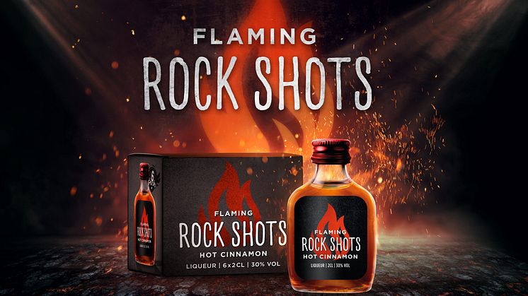 Flaming Rock Shots Hot Cinnamon