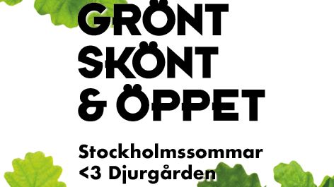 Nu öppnar Djurgården upp med kampanjen Stockholmssommar <3 Djurgården
