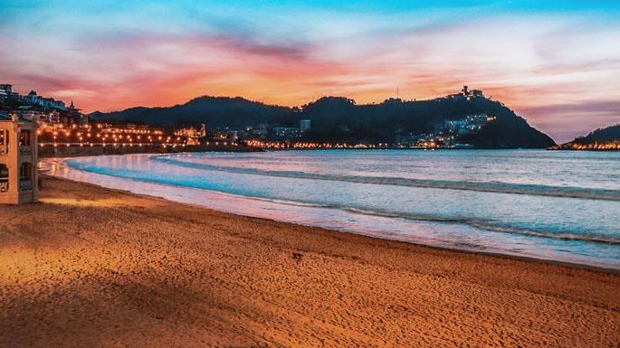 Foto: Spain.info. La Concha-stranden. 