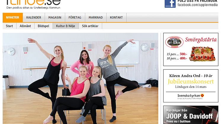 ​iLinde.se – ny webbtidning i Lindesberg med mycket kultur