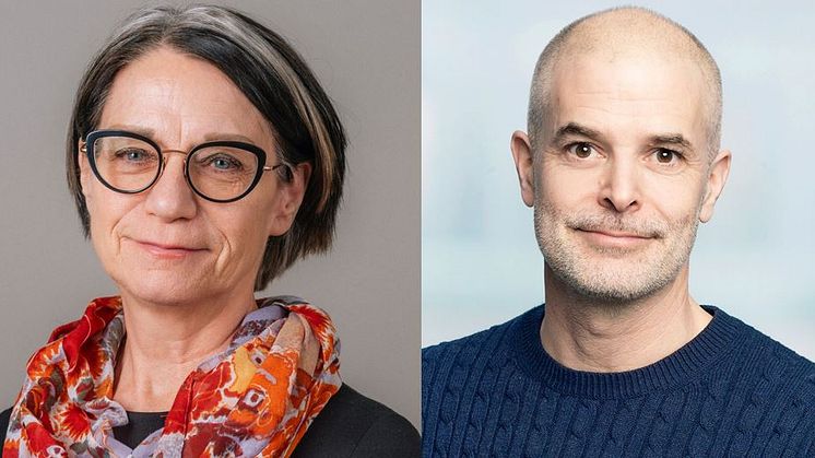 Anna-Greta Gårding, chef på Ledarnas a-kassa, och Daniel Hirsch, pr-konsult på Westander