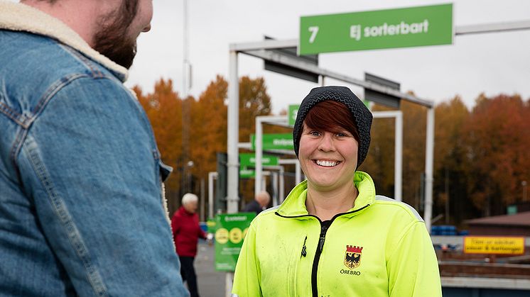 I Örebro sorterar vi. Foto: Magnus Wahman.