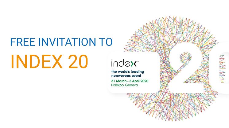 ​Invitation and free entrance to the world’s largest nonwoven exhibition