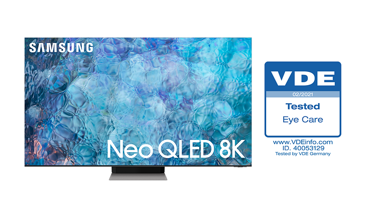Samsungs 2021 Neo QLED-TV modtager branchens første 'Eye Care' certificering