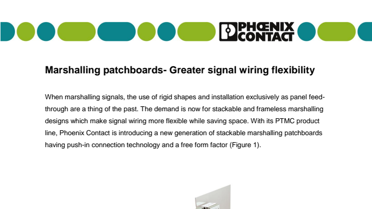 Marshalling patchboards- Greater signal wiring flexibility