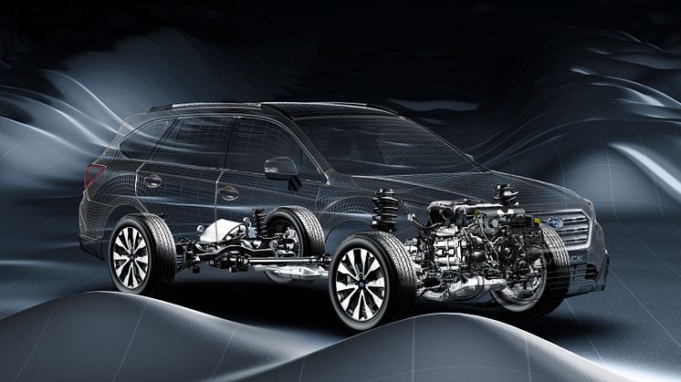  Subaruja vauhdittaa vakiona symmetrinen AWD-neliveto. 