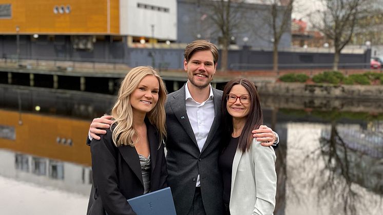 Ida Röjland, Fredrik Lindberg och Carina Röjland-Lindberg startar nu HusmanHagberg Borås.