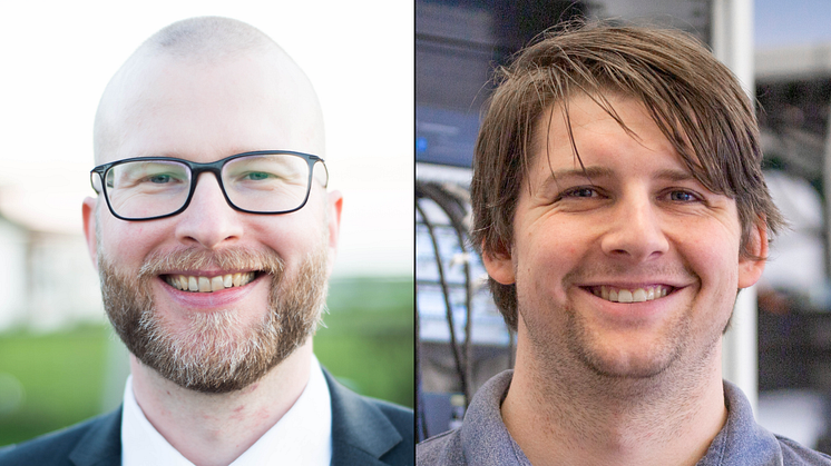 ​Marcus Nohlberg och Joakim Kävrestad, delar med sig av sina kunskaper om informationssäkerhet.