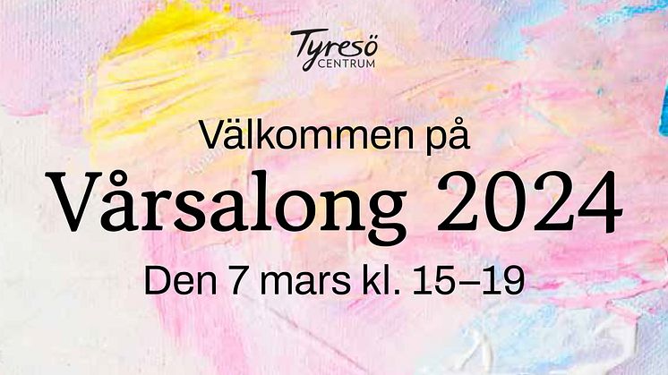 Konstnärsrusning till Vårsalongen i Tyresö Centrum