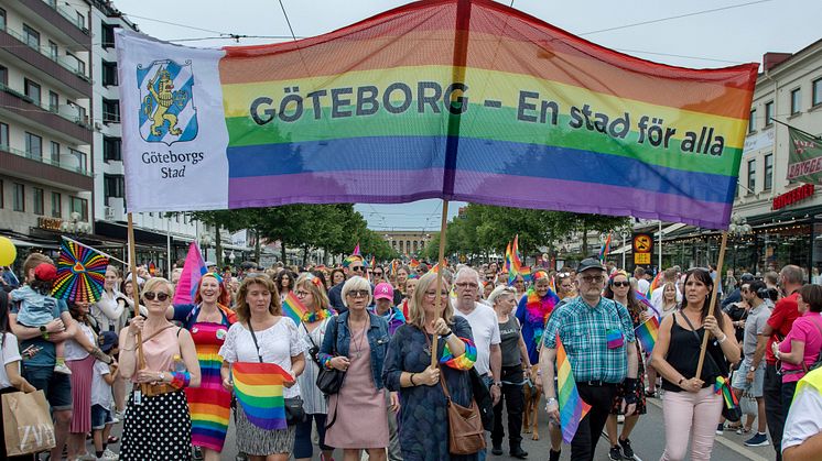 Göteborgs Stad medverkar i West Pride 2022