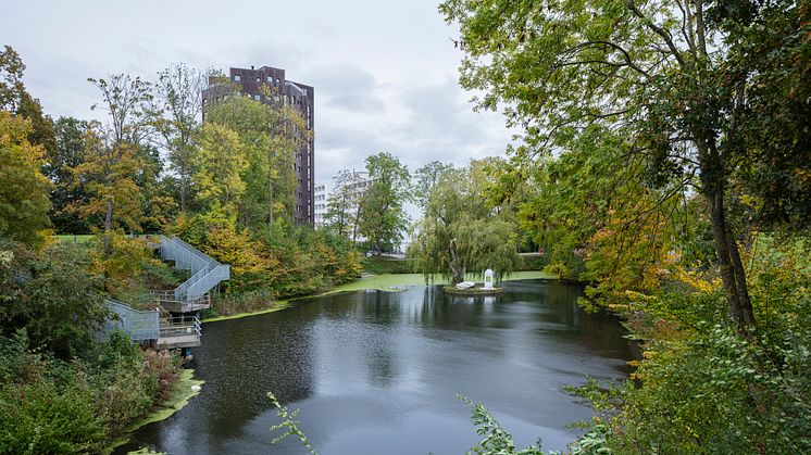 Regnprognoser minskar risken för översvämningar och skapar finare utemiljö vid sjön Sjön i Lund