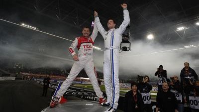 Volkswagens nya rallystjärna Sébastien Ogier vann Race of Champions